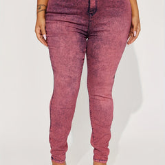 Women's Distressed High Rise Skinny Jeans