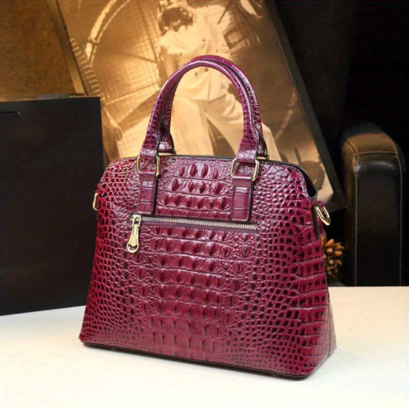 Arrival Crocodile Pattern Women's Handbag