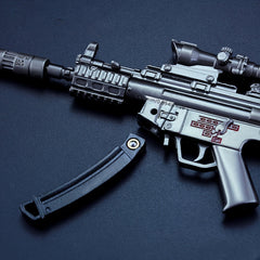 Alloy MP5 Sub Machine Gun Model for Keychains Car Accessories Necklaces