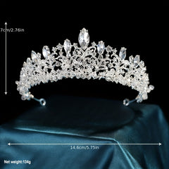 Crystal Headband Rhinestone Crown Tiara Hair Band Wedding Bridal Accessories