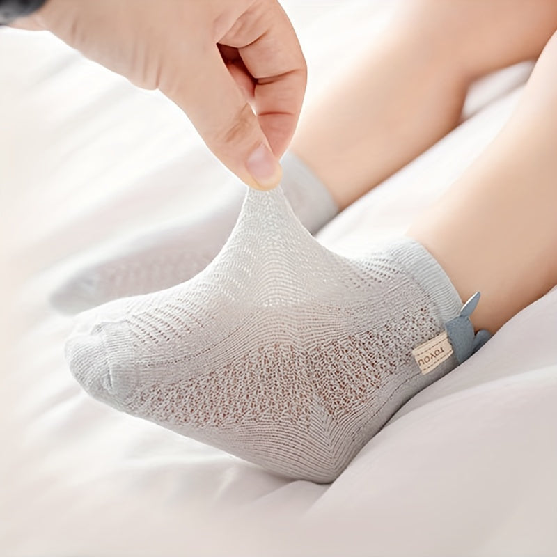 Baby Cartoon Mesh Socks Thin Breathable Mesh Cotton Soft Comfortable Socks