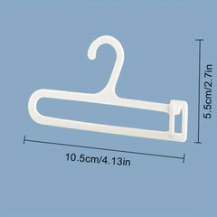 6pcs Mini Clothes Hanger Set with Rack for Labubu Dolls Display