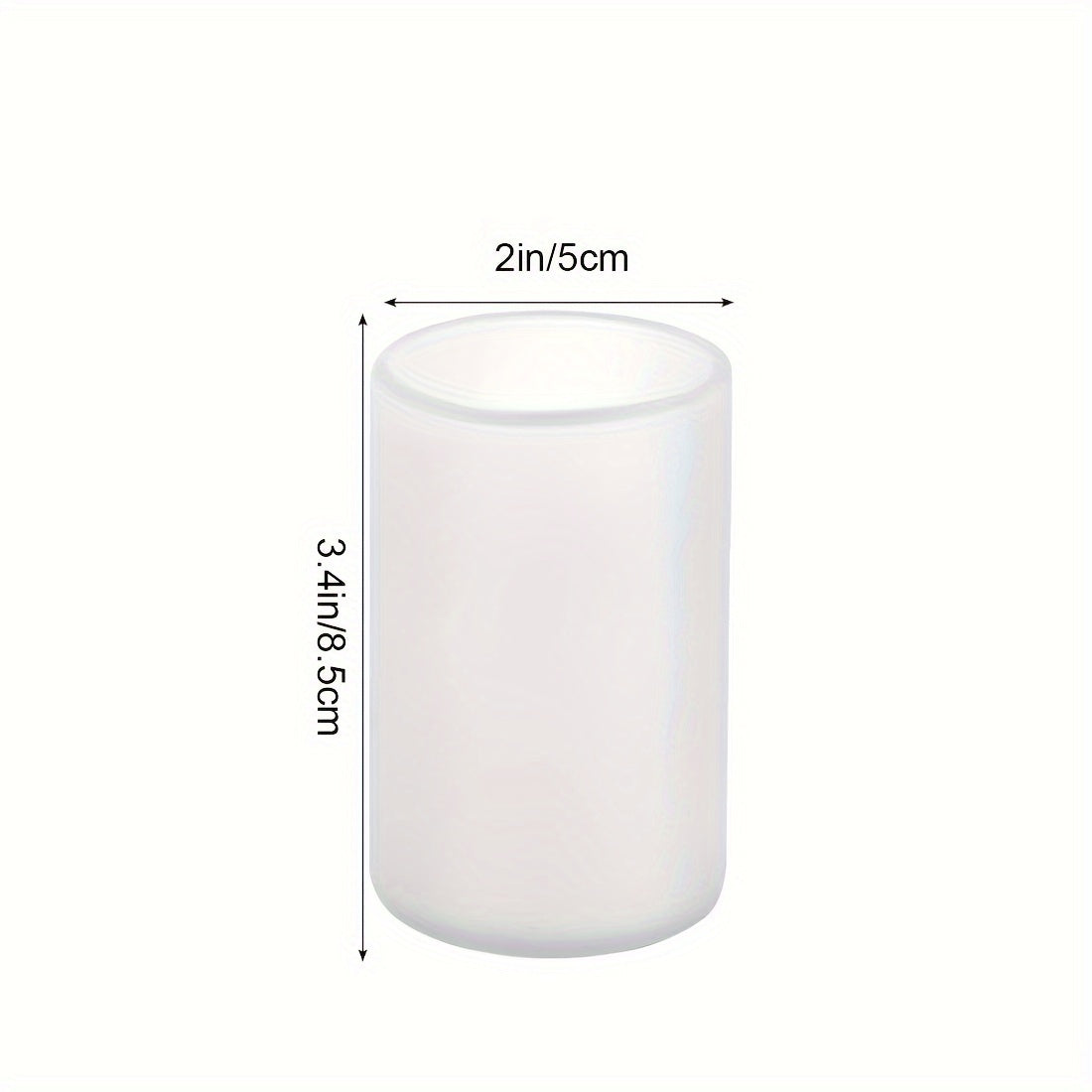 1pc Cylinder Silicone Candle Mold 10 & 7 & 5 08cm For DIY Crafts Wax Candle