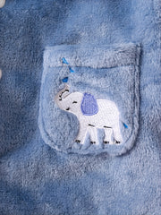 Elephant Embroidery Pajama Set for Boys