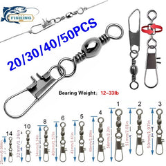 Metal Swivel Ring Buckle Fishing Line Connector