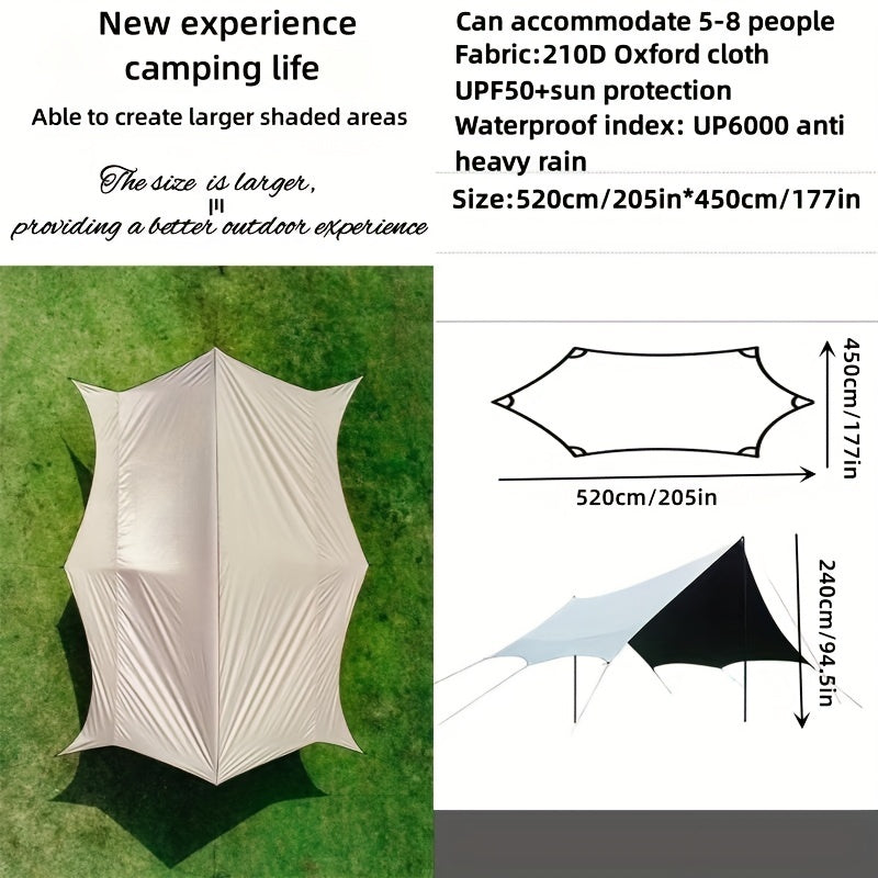 Butterfly Shaped Sunscreen Canopy for Outdoor Camping