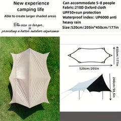 Butterfly Shaped Sunscreen Canopy for Outdoor Camping
