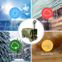 Heavy Duty Waterproof Cover for Folding Utility Wagon Cart