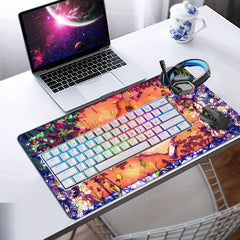 Leisure Music Cat Gaming Mousepad Desk Mat Large 60 X 35 Non Slip Rubber Base