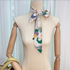 Cloud Sea Star Pattern Ribbon Scarf Headband Neck Wrist Scarf