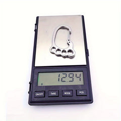304 Stainless Steel Keychain Spring Buckle for Outdoor Hiking Camping
