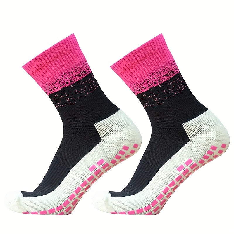 Thickened Non-slip Silicone Bottom Football Socks Mid-calf Athletic Socks