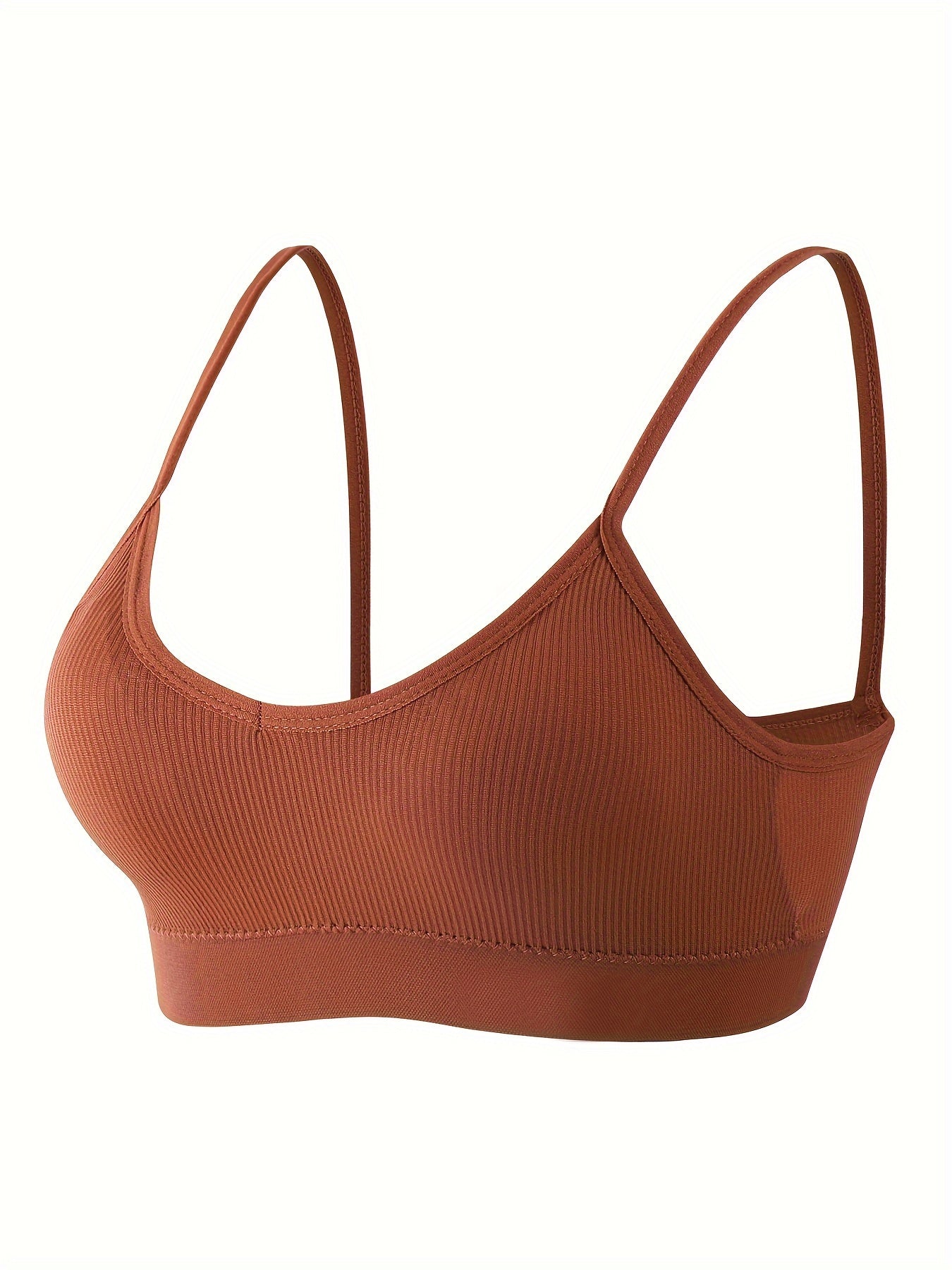 Solid Cami Crop Top Backless Slim Fit Top Women's Lingerie