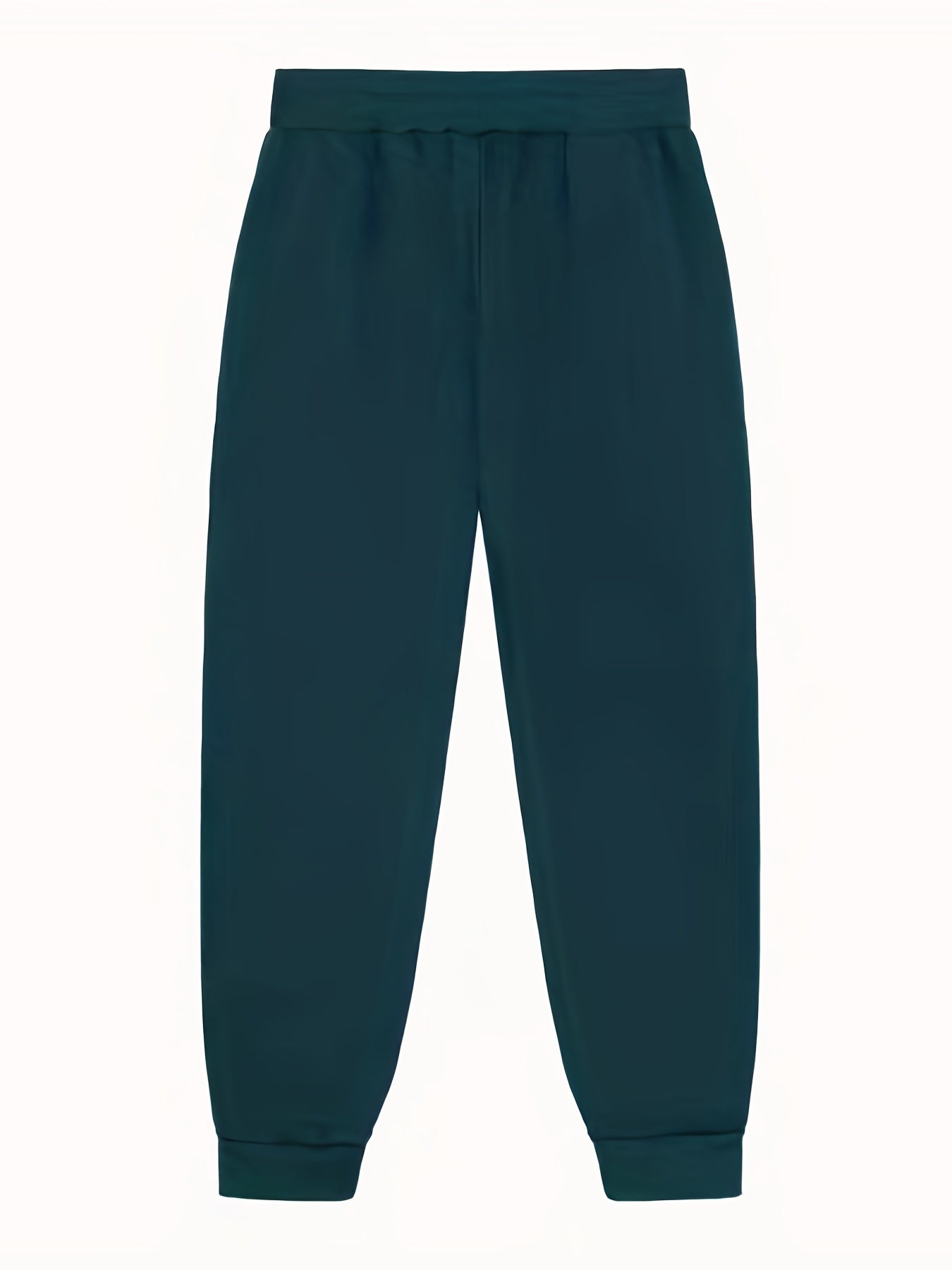 B Print Joggers Men s Casual Regular Stretch Waist Drawstring Sweatpants