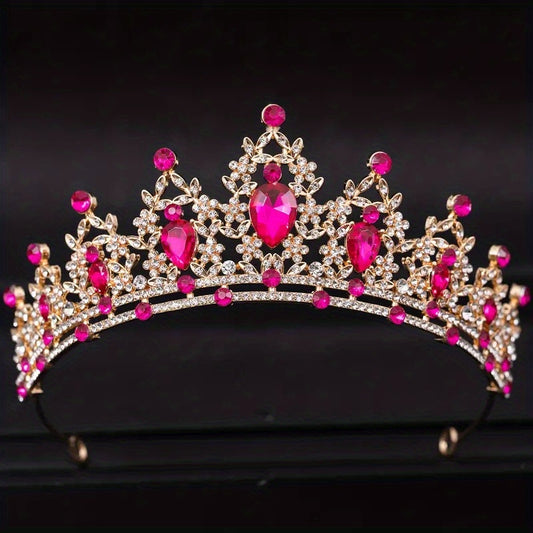 Butterfly Pearl Crown Headband Princess Costume Hair Accessories
