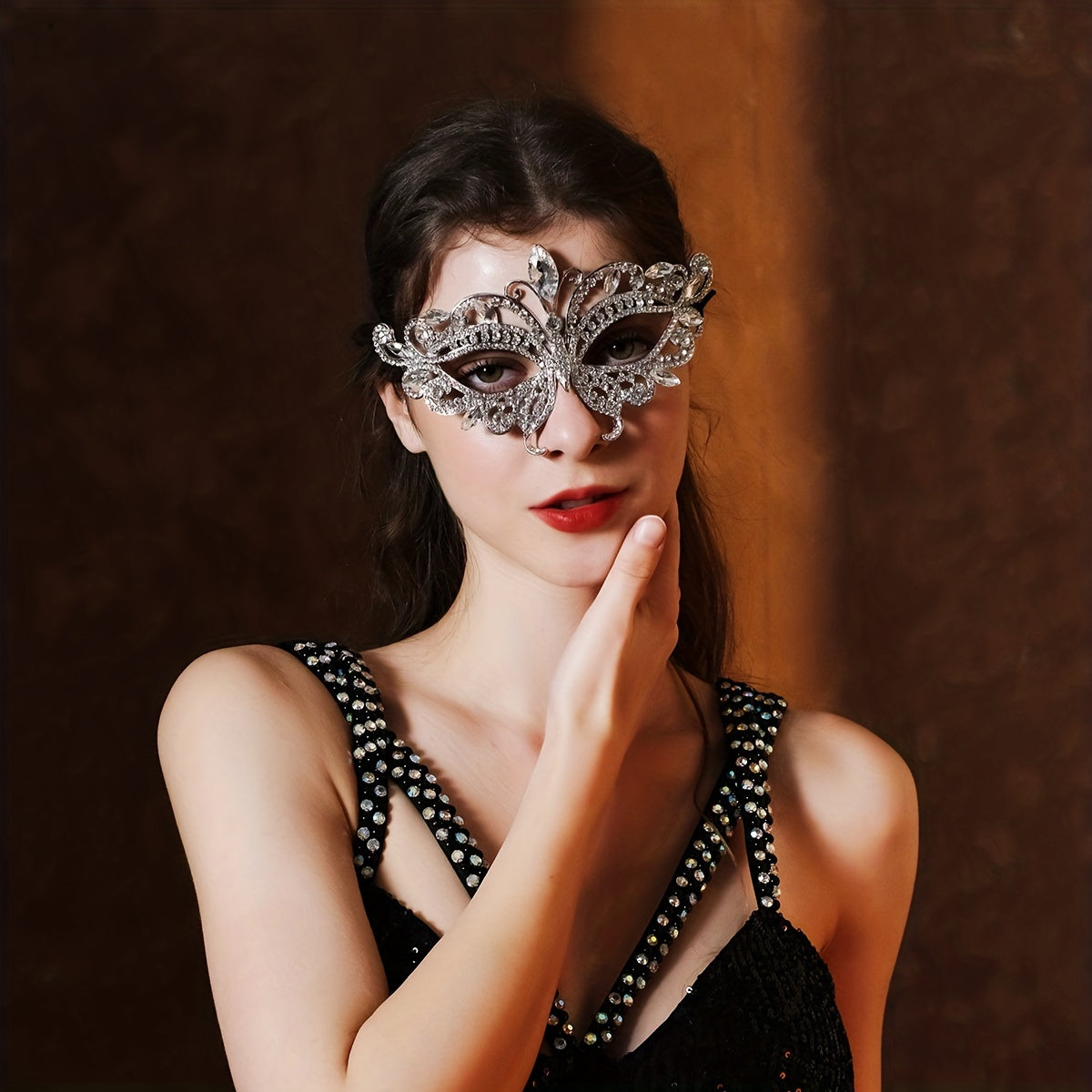 Crystal Mask for Masquerade Party