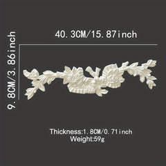French Decorative Background Wall Carved Ceiling Line Border Line