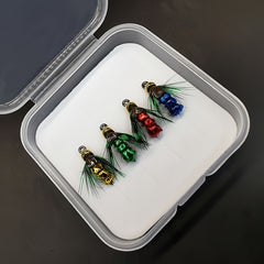 8pcs Fast Sinking Fly Fishing Nymph Bait Trout Insect Lure Micro Accessories