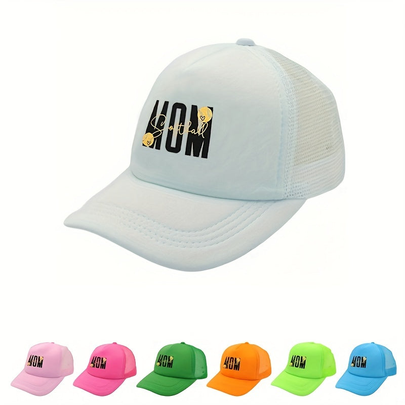 Softball Mom Trucker Hat Baseball Cap Mesh Dad Hats For Women