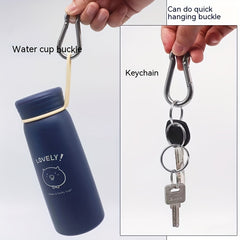 304 Stainless Steel Spring Hook Buckle Keychain for Outdoor Camping Hiking