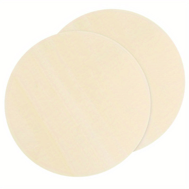 2pcs 40 64 Cm Round Wood Circles Crafts Natural Blank Signs Door Hangers