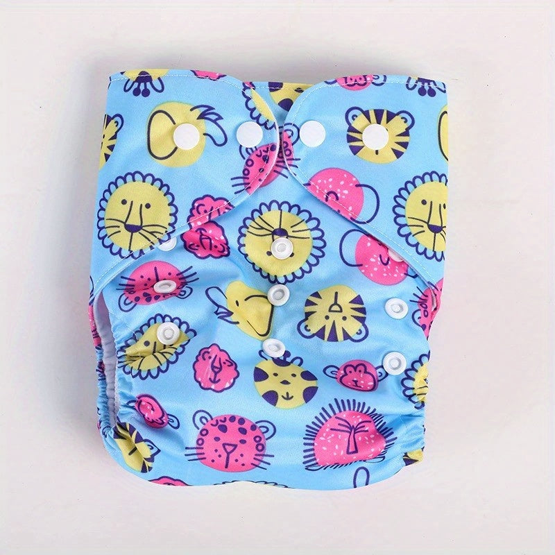 Soft Knitted Fabric Coated Diapers with Snap Buttons