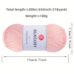 Crochet Yarn 2mm Medium Thick 8 Layer Warm Yarn 100g 656 Feet 200 Meters