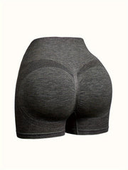 3 Pack Plus Size High Waist Skinny Fitness Yoga Shorts Set
