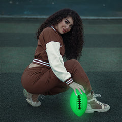 American Football Luminous PU Rugby Green