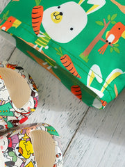 Boys Teen Bunny Graphic Print Elastic Waist Shorts for Summer