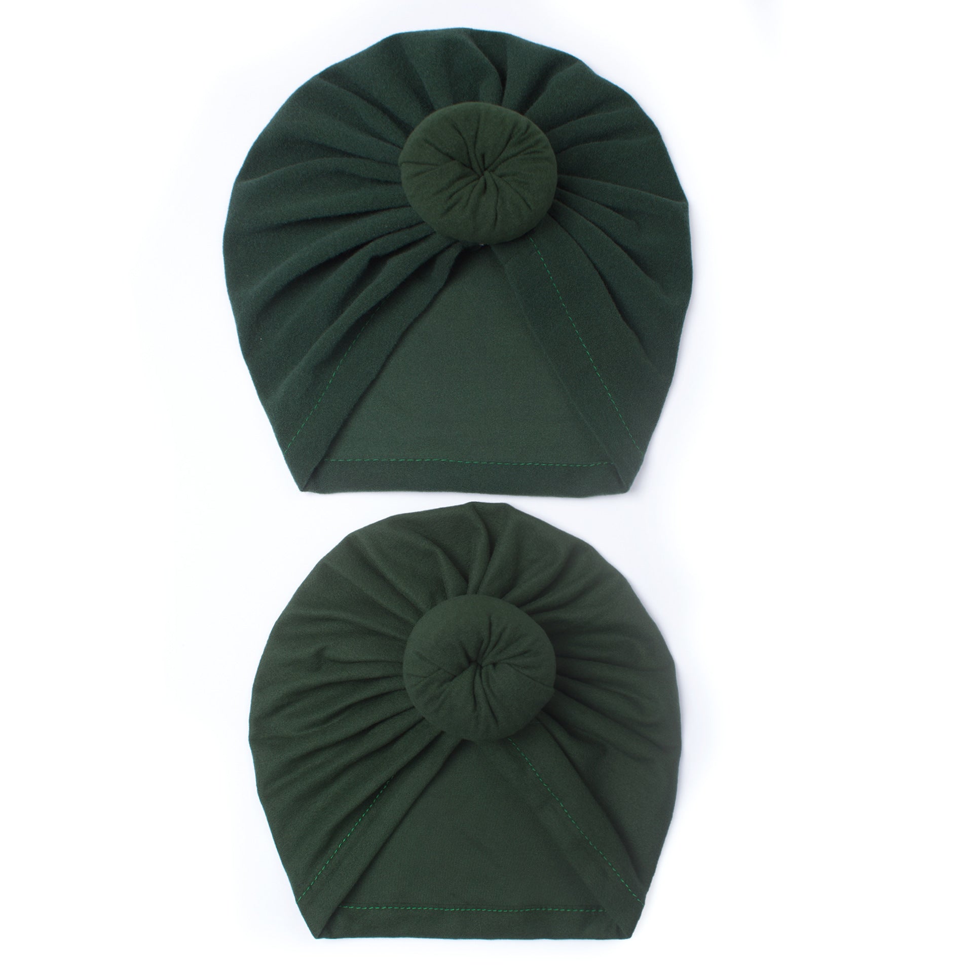 2pcs Parent Child Knotted Cap Thermal Comfortable Cap