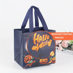 4pcs Halloween Trick Or Treat Bags Small Tote Bags With Handles