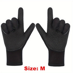 3mm Neoprene Anti Slip Swimming Diving Gloves Coldproof Fishing