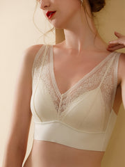 Lace Wireless Push Up Bra Comfortable Breathable Women's Lingerie