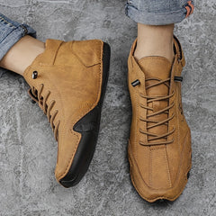 Men's Lace Up High Top Sneakers Boots