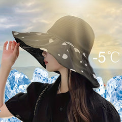 Polka Dot Double Layer Sun Hat Women Beach Hat