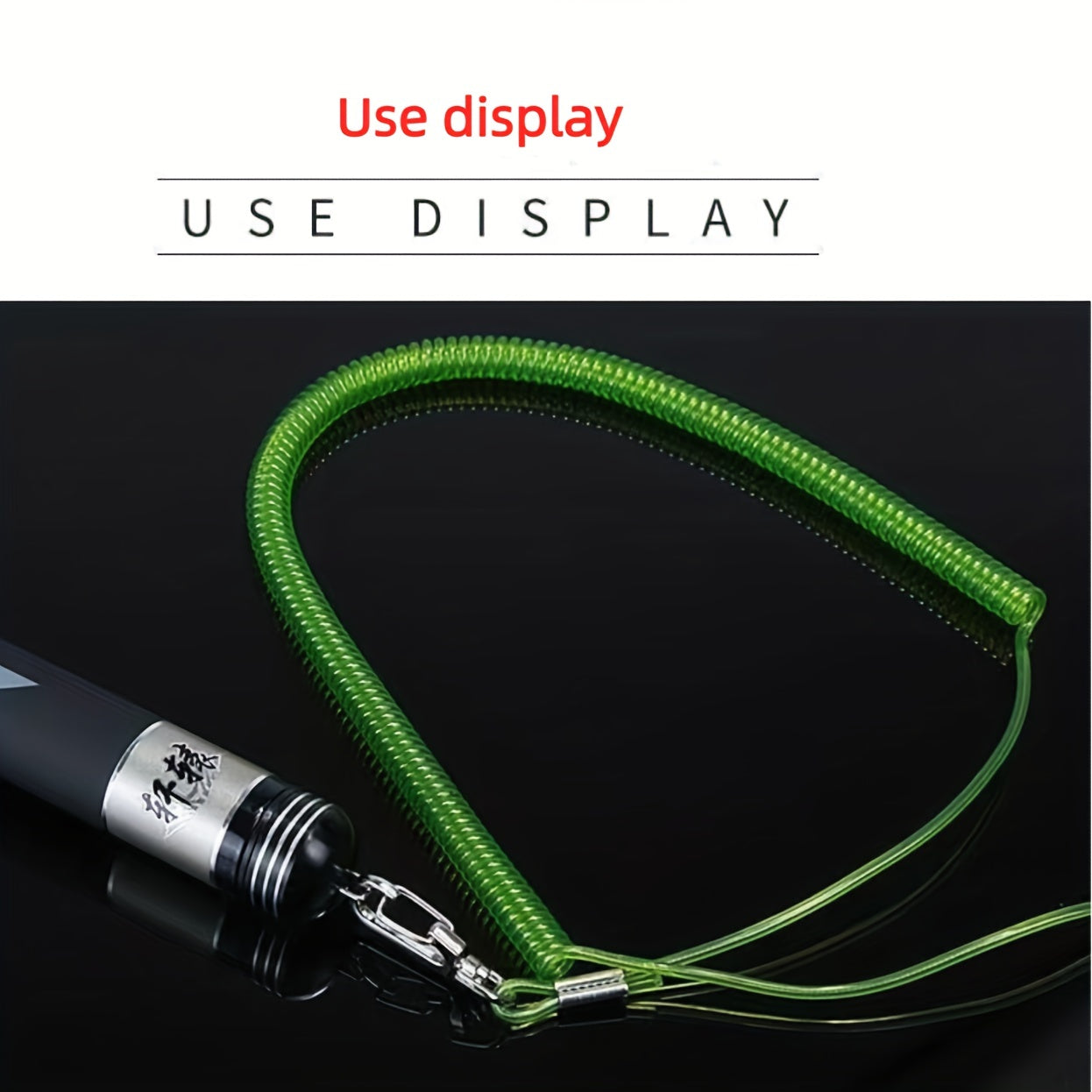 Elastic Fishing Rod Hand Rope with Steel Wire Inner Core