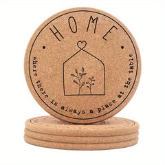 4pcs Cork Trivets for Instant Pot & Hot Pans Round Kitchen Protection