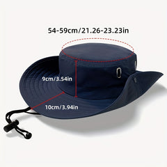 Men's Casual Sunshade Straw Hat for Summer Fishing