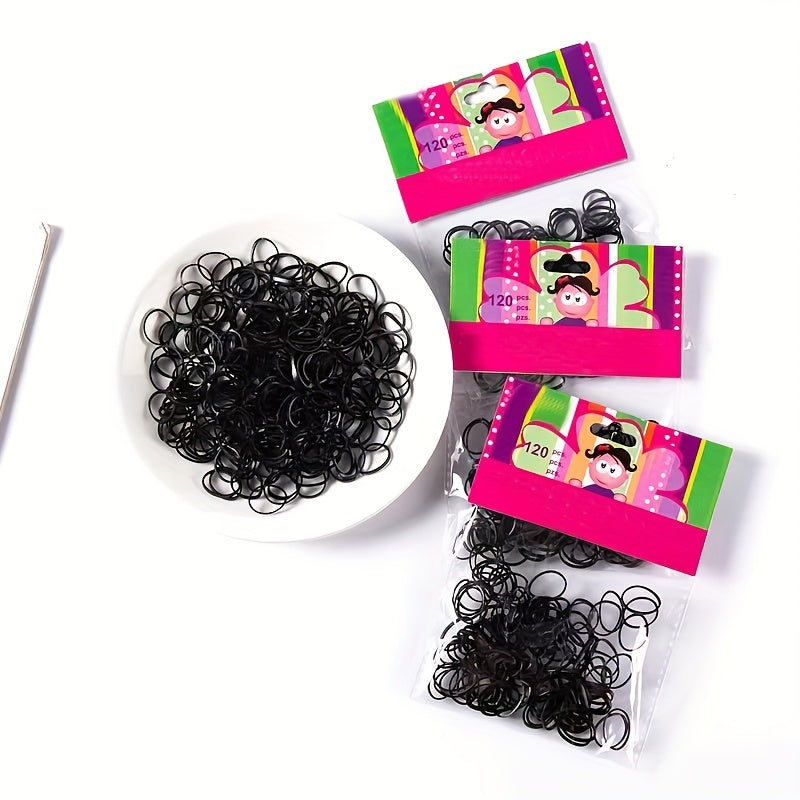 70 Colorful Elastic Hair Bands for Girls
