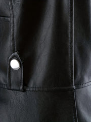 Streetwear Zip Up Lapel Neck Jacket for Fall & Winter