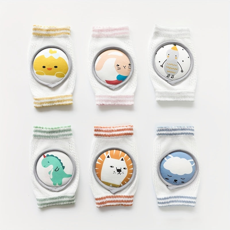 Animal Graphic Knee Pads for Baby Girls and Boys