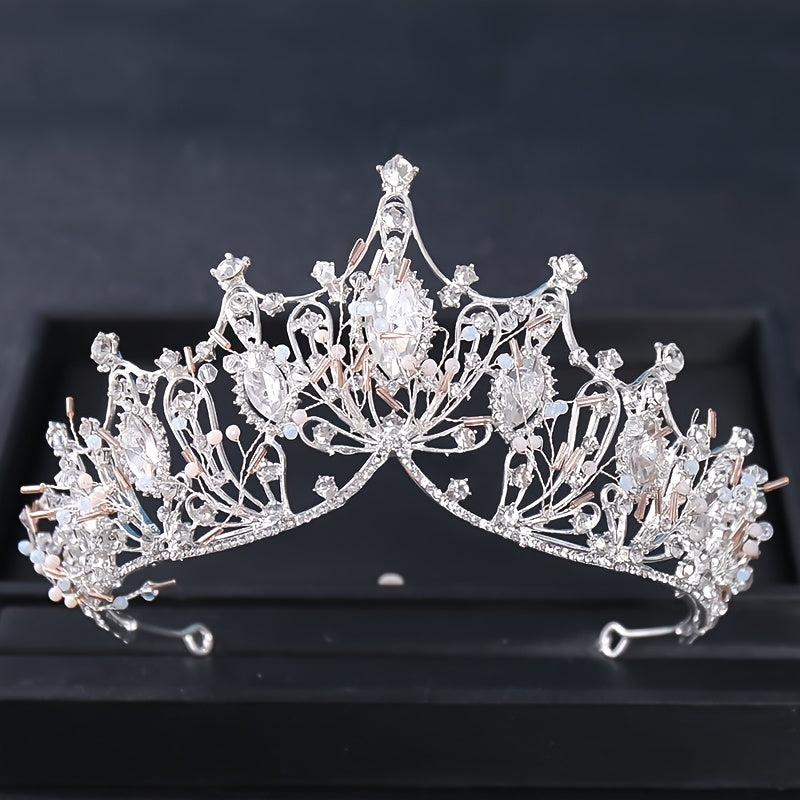 Golden Baroque Queen Crown And Tiaras For Women