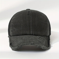 Vintage Washed Distressed Hat Baseball Cap Adjustable Polo Trucker Unisex Style
