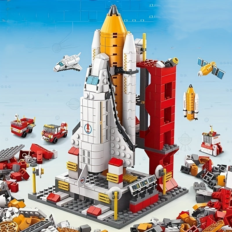 Space Shuttle & Rocket Launch Center Set 1059pcs ABS