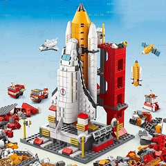 Space Shuttle & Rocket Launch Center Set 1059pcs ABS