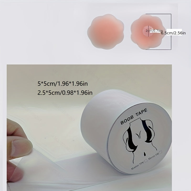 Invisible Breast Lifting Tape Adhesive Support Bodytape for Dresses