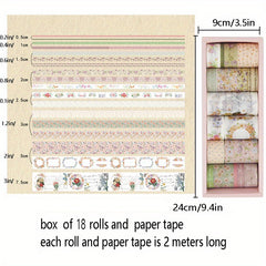 Retro Tape Wind Literary Hand Account Sticker Washi Tape