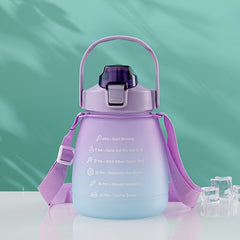 1300ml Large Capacity Water Cup Gradient Bottle For Sports Fitness