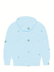 Boy's Cartoon Blocks Graphic Hoodie Casual Slightly Stretch